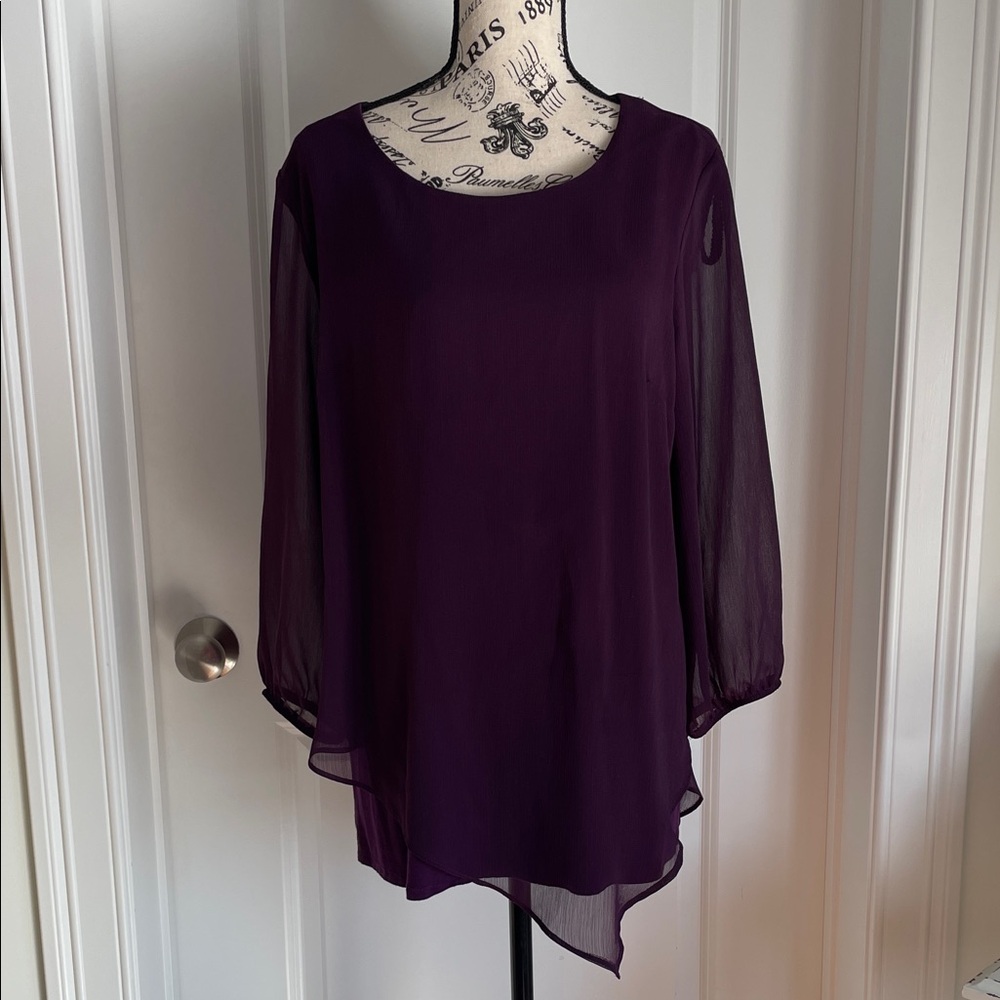 Elegant Purple Women's Top